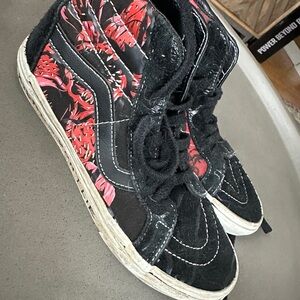 Vans Stranger Things high top collaboration sneaker Size 5.5